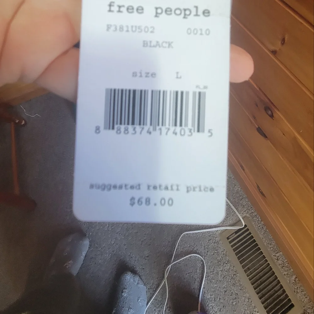 💰⏳️Free People Unique Sheer Drapey Top Size Large NWT DEFECT